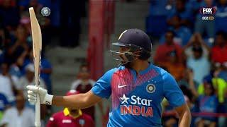 Rohit Sharma 62 (28) vs West Indies 1st T20I 2016 , Florida Extended Highlights