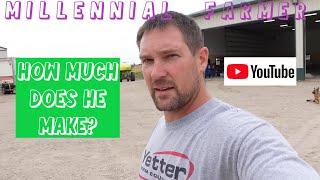 How much money do youtubers make? (MILLENNIAL FARMER)