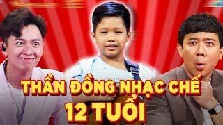 "Thánh Nhạc Chế" 12 tuổi khiến Trấn Thành, Trường Giang phải liên tục thán phục