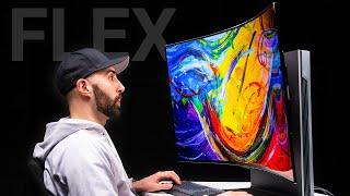 This OLED TV Bends Itself – LG OLED Flex