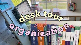 DESK TOUR AND ORGANIZATION | nursing school