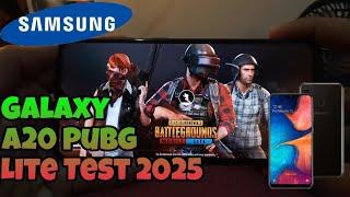 SAMSUNG GALAXY A20 PUBG MOBILE LITE Test in 2025