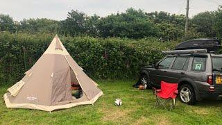 Putting Up A Tee-Pee Tent In Under 5  Minutes!!!