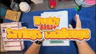 Savings Challenges- 3rd for September- $285.00+ family binder- sinking funds- Christmas & Vacation $