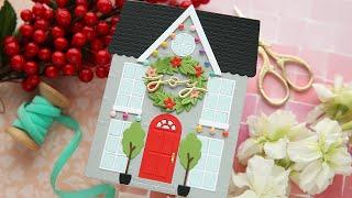 THE CUTEST House Shape Card!