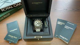 Audemars Piguet Royal Oak Offshore 42mm Titanium, Ref.26470IO.OO.A006CA.01 "Ghost"- Unboxing