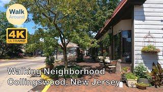 【4K60】 Walking - Haddon Ave, Collingswood, New Jersey