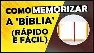 COMO MEMORIZAR A BÍBLIA: 3 Dicas Simples e Infalíveis