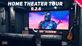 AMAZING Home Theater Tour 2024! 4K Dolby Atmos JVC ANTHEM KRIX