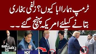 Will Donald Trump helps in Releasing of Imran Khan From Jail? Zulfi Bukhari in America | Razi Naama