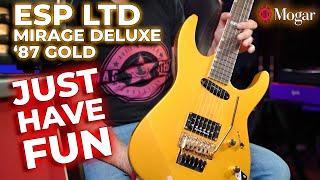 ESP LTD Mirage Deluxe 87 Metallic Gold | MogarMusic.it