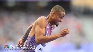 Quincy Hall owns 400m semi, books spot in Olympic final for first time | Paris Olympics | NBC Sports