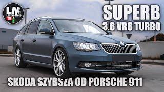 Najszybsza Skoda Superb II w PL 100-200 9,6sek - 3.6 VR6 turbo 508KM