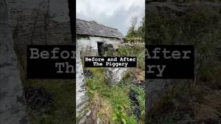 Before and After - The Piggery #renovation #abandoned  #smallholding  #cottage #homerenovation