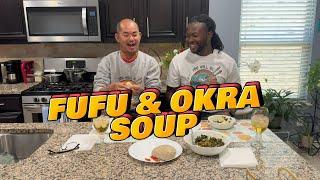 Jungle chef   Fufu and Okro soup