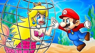 Mario Rescue The Mermaid Princess Peach‍️ | Funny Animation | The Super Mario Bros. Movie