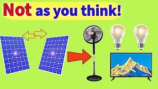 How Many Solar Panels to Entirely Power TV, Fan, and Lights?