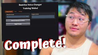 Voice Training Webui Complete and ParlerTTS