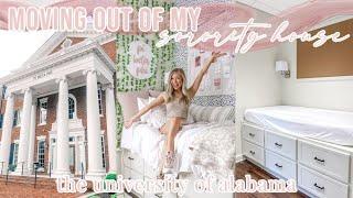 MOVING OUT OF MY SORORITY HOUSE | Pi Beta Phi | The University of Alabama
