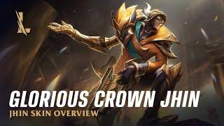 Wild Rift - Glorious Crown Jhin Skin Overview