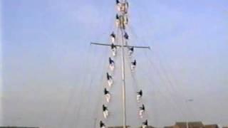 Mast Manning Display at HMS Daedalus Lee-on-the-Solent