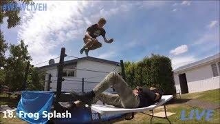 Top 20 Craziest High-Flying Trampoline Wrestling Moves!