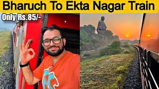 12927 Bharuch to Ekta Nagar Train Journey | Statue Of Unity | A Memorable Train Ride | Vlog-97.