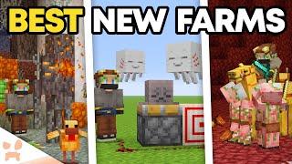 BEST FARMS & BUILDS FOR THE NEW MINECRAFT UPDATES (build these now)