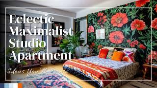 Eclectic Maximalist Studio Apartment Ideas You’ll Love!