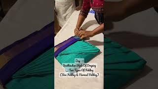 Day - 1 Southindian Style Of Draping | The Sareedrapist Chennai By Jesi