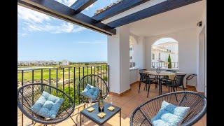 SOLD: Stunning Mediterranean flats for sale with golf course views in Hacienda del Riquelme