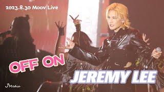 2023.8.30 JEREMY LEE 李駿傑 solo [OFF ON]