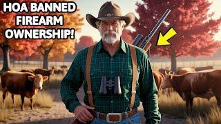 HOA President BANS Gun Ownership In My Ranch! Claims 2nd Amendment Is Invalid In HOA & Took My Guns!