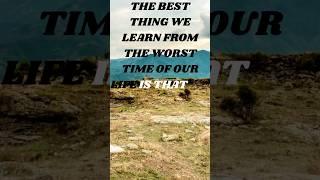 Your Daily Dose of Wisdom  I  Boost Your Brainpower I Bad Times Teach Us the Best Things