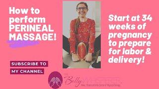 Perineal Massage Watermelon Live Demo by The Belly Whisperer