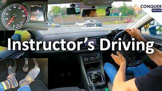 Driving Instructor Explains how he drives in the UK