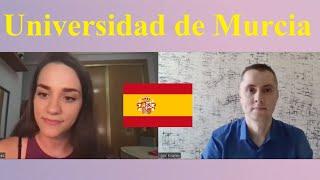 María de España y su experiencia en Universidad de Murcia