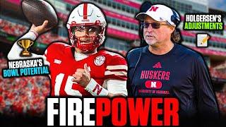 HOLGERSEN’S IMPACT ON DYLAN RAIOLA, THE OFFENSE’S MAKEOVER & NEBRASKA’S BOWL GAME