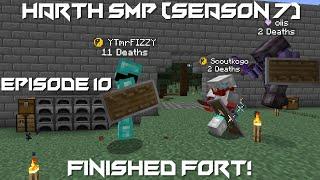 Finished Fort! - Minecraft Harth SMP #10 (Season 7)