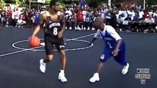 HE WAS NICE : Gillie Da Kid playing Ball with the Legend Julius " DR.J " Erving & NBA players 1999