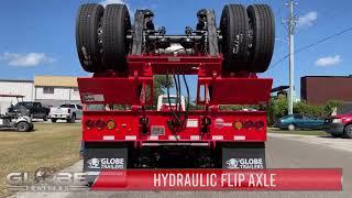 Globe Trailers: 55 Ton Hydraulic Flip Axle RGN