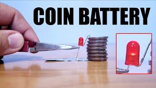 Make a Battery with Coins | Science Experiment