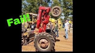 Farmall B (Tractor Pull Fail) #shorts #tractor #tractorvideo