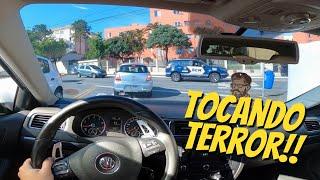 ESCAPE JETTA TSI TOCANDO O TERROR NA CIDADE! ESTOUROS NAS TROCAS DE MARCHA