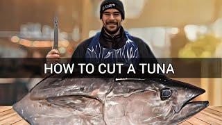 HOW TO CUT A TUNA: Yellowfin tuna