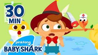 Telling Lies is NOT GOOD for Your Health! | +Compilation | Baby Shark Doctor | Baby Shark Official