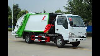 ISUZU 5 CBM garbage compactor truck.  CEEC TRUCKS