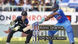 Rohit Sharma 70* vs Newzealand best pari Rohit Sharma best six #viralvideo #cricket #trending