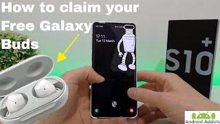 How To Claim Your Free Samsung Galaxy Buds/Earbuds (S10 or S10 Plus only)