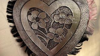 TUTORIAL Valentine’s hearts - metal tape and fibre